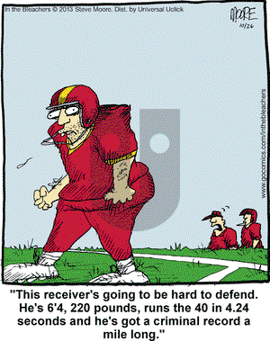 In the Bleachers on Saturday October 26, 2013 Comic Strip
