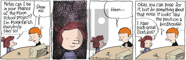 Cul de Sac on Saturday November 12, 2011 Comic Strip