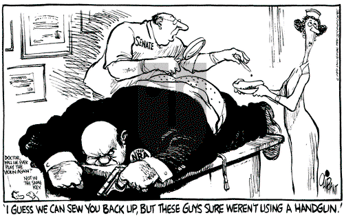 Pat Oliphant on Saturday May 11, 1991 Comic Strip