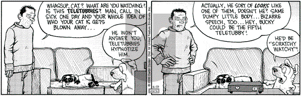 Get Fuzzy on Monday June 19, 2000 Comic Strip