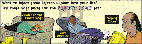 Lucky Cow on Saturday January 27, 2007 Comic Strip