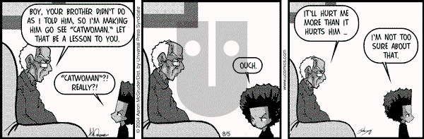 The Boondocks on Thursday March 8, 2012 Comic Strip