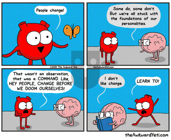 The Awkward Yeti on Wednesday February 21, 2018 Comic Strip