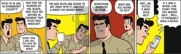 Rip Haywire on Monday February 22, 2021 Comic Strip