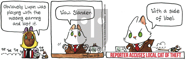 Breaking Cat News on Tuesday November 13, 2018 Comic Strip