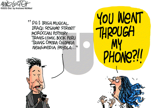 Mike Lester on Tuesday February 11, 2025 Comic Strip