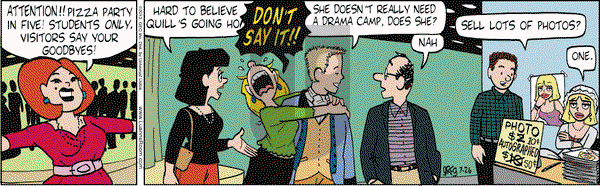 Luann on Friday July 26, 2013 Comic Strip