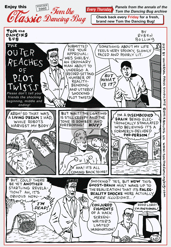 Tom the Dancing Bug on Thursday April 18, 2019 Comic Strip