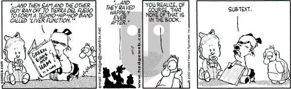 Over the Hedge on Friday May 3, 2002 Comic Strip