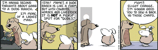 DeFlocked on Tuesday February 25, 2014 Comic Strip
