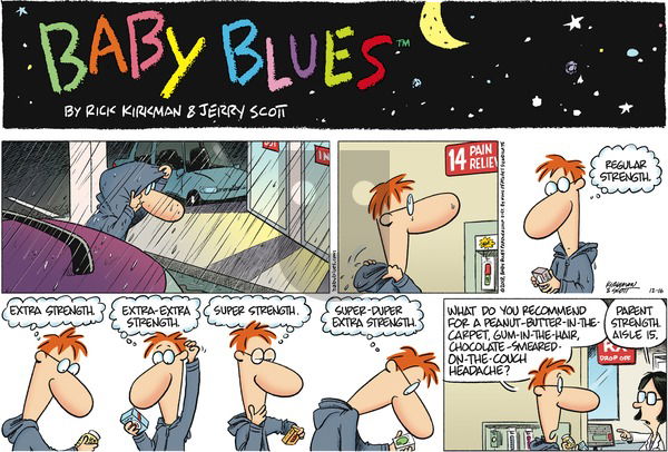 Baby Blues on Sunday December 16, 2018 Comic Strip