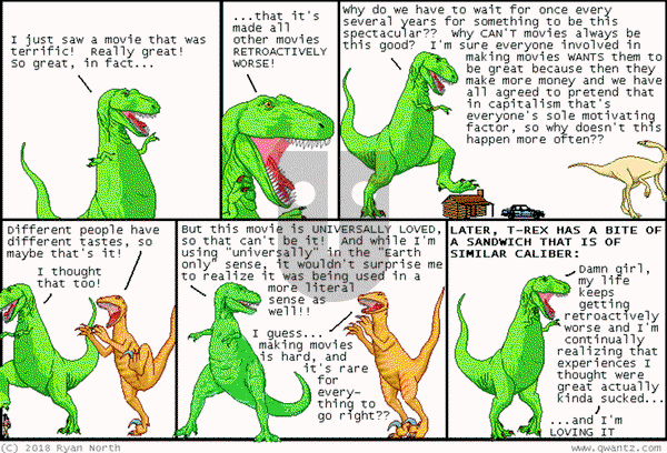 Dinosaur Comics on Friday May 23, 2025 Comic Strip