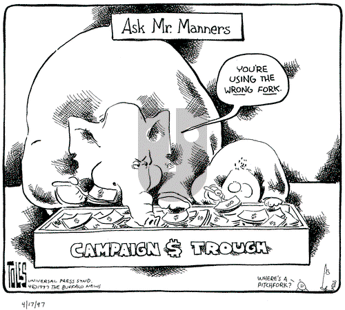 Tom Toles on Thursday April 17, 1997 Comic Strip