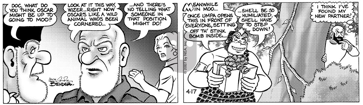 Alley Oop - Tuesday April 17, 2007 Comic Strip
