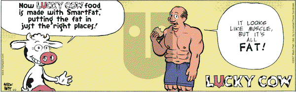 Lucky Cow on Saturday June 2, 2007 Comic Strip