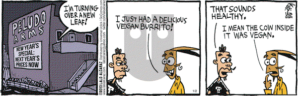 La Cucaracha on Wednesday January 2, 2013 Comic Strip