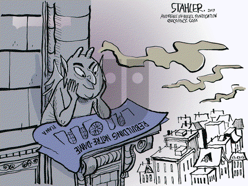 Jeff Stahler on Wednesday April 17, 2019 Comic Strip
