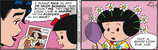 Nancy on Wednesday March 12, 2014 Comic Strip