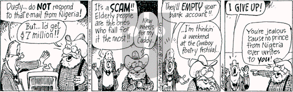 The Elderberries on Monday January 24, 2005 Comic Strip