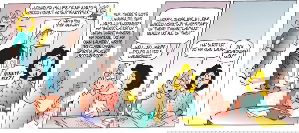 Luann on Sunday January 12, 1997 Comic Strip