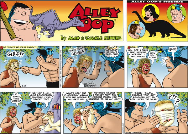 Alley Oop on Sunday July 17, 2016 Comic Strip