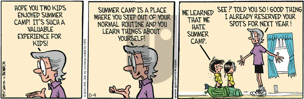 Grand Avenue on Saturday August 4, 2012 Comic Strip