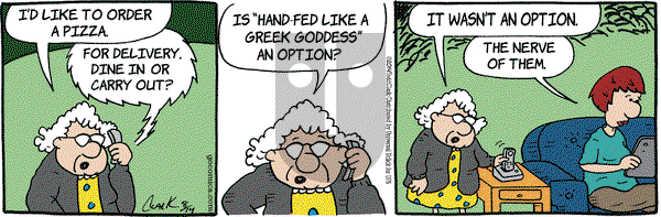 Lola on Thursday August 14, 2014 Comic Strip