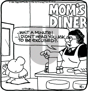 Ziggy on Monday August 1, 1994 Comic Strip