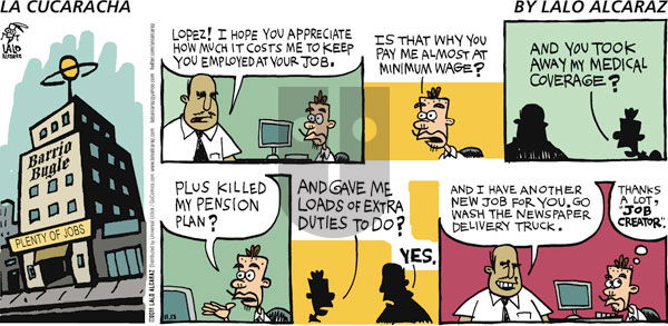 La Cucaracha - Sunday November 13, 2011 Comic Strip