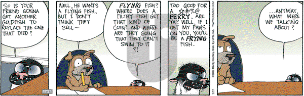 Get Fuzzy on Saturday February 21, 2009 Comic Strip