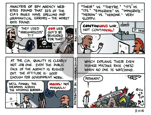 Ted Rall on Wednesday March 11, 2015 Comic Strip