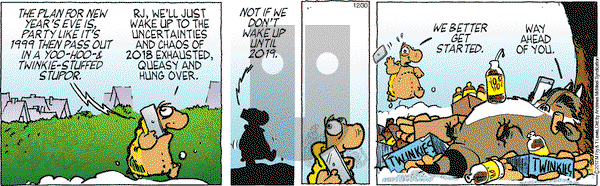 Over the Hedge on Saturday December 30, 2017 Comic Strip