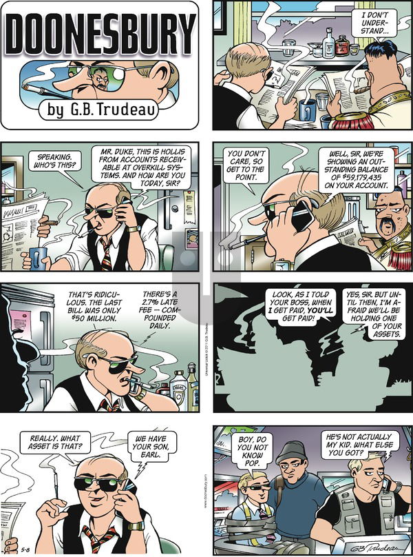 Doonesbury on Sunday May 8, 2011 Comic Strip