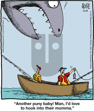 In the Bleachers on Tuesday October 30, 2012 Comic Strip