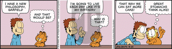 Garfield on Tuesday September 25, 2018 Comic Strip