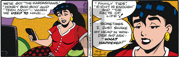 Nancy on Saturday March 16, 2013 Comic Strip