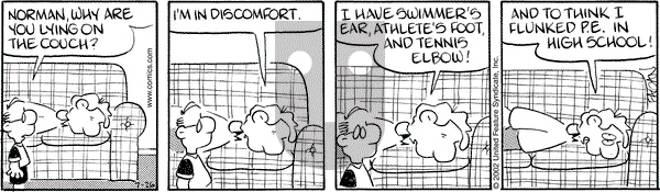Drabble on Friday July 26, 2002 Comic Strip