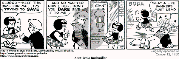 Nancy Classics on Thursday October 12, 2017 Comic Strip