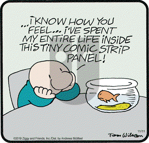 Ziggy on Monday November 11, 2019 Comic Strip