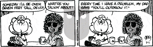 Luann on Monday July 1, 1985 Comic Strip