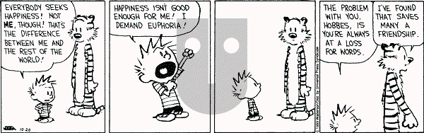 Calvin and Hobbes - Wednesday October 20, 1993 Comic Strip