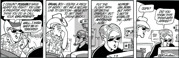 Doonesbury on Tuesday July 9, 2002 Comic Strip