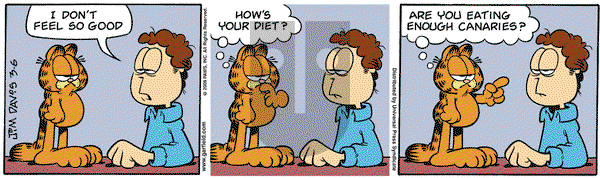 Garfield on Friday March 6, 2009 Comic Strip