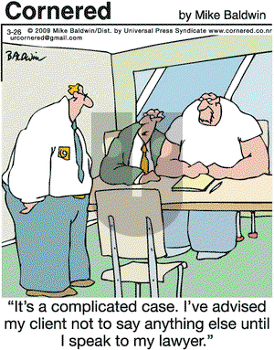 Cornered on Thursday March 26, 2009 Comic Strip