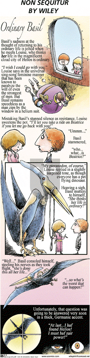 Non Sequitur on Sunday April 3, 2005 Comic Strip