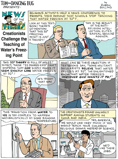 Tom the Dancing Bug on Saturday June 4, 2005 Comic Strip
