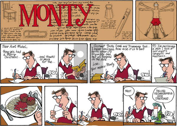 Monty on Sunday December 27, 2015 Comic Strip
