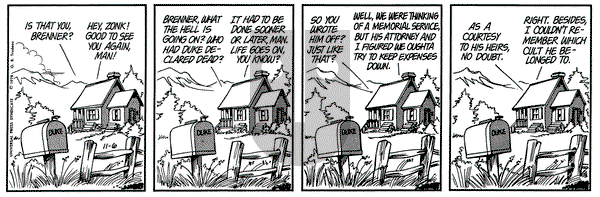 Doonesbury on Tuesday November 6, 1979 Comic Strip