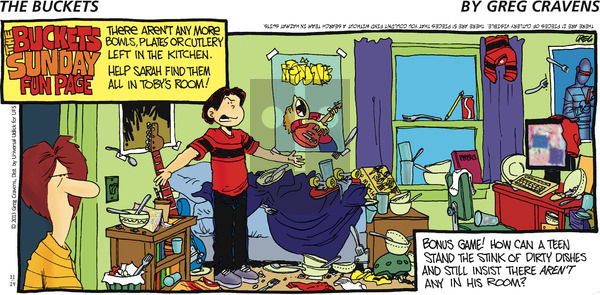 The Buckets on Sunday November 24, 2013 Comic Strip