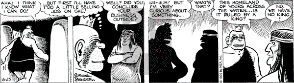 Alley Oop on Wednesday June 23, 1999 Comic Strip